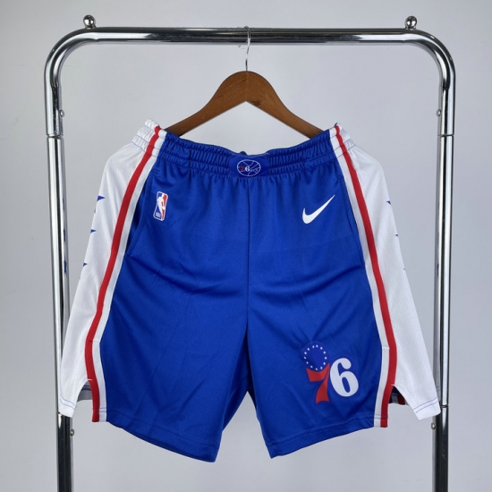 NBA Philadelphia 76ers shorts Bleu